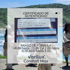 PROGRESIVO VARILUX COMFORT MAX - tienda online