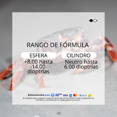COMBO LENTES TALLADOS EN POLY CON AR CLARITY - tienda online