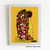 AfroBeijo - Pôster ou Quadro (Tamanho A4 - 21x29,7cm)