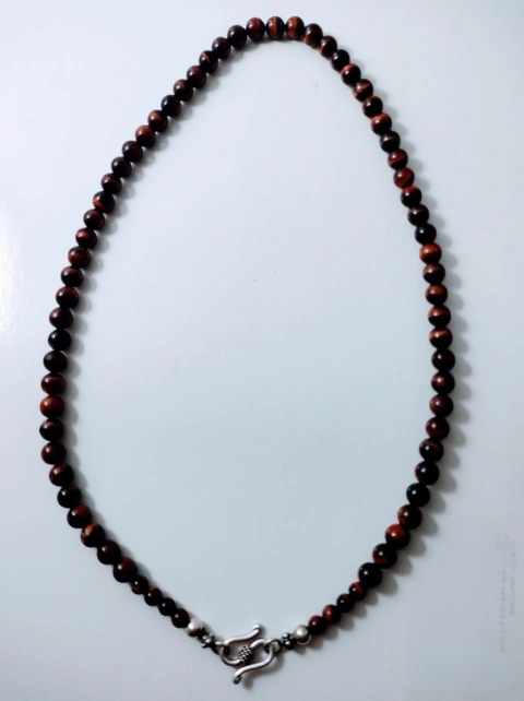 colar olho de boi natural