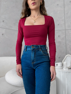 BODY LYCRA KHLOE MANGA LONGA - loja online