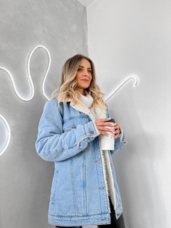 JAQUETA JEANS FORRADA - Luza Trend