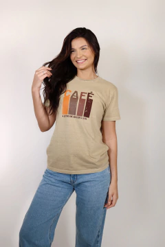 Camiseta Café que aquece a alma - loja online