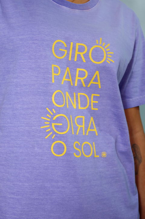 Camiseta Giro para onde gira o sol