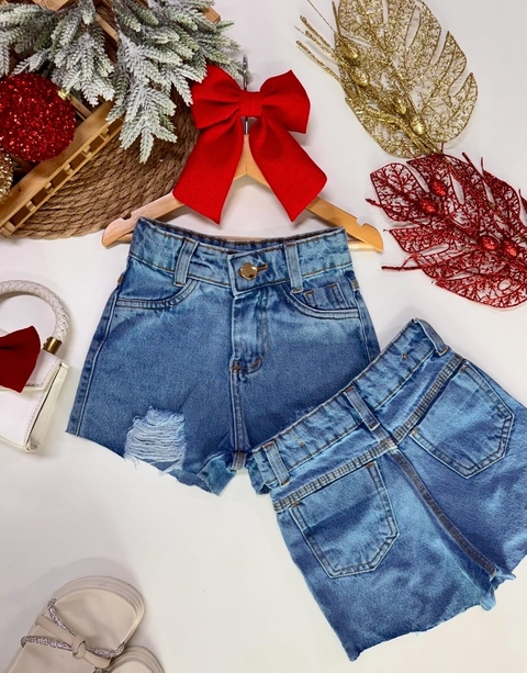 • Shorts Jeans menina