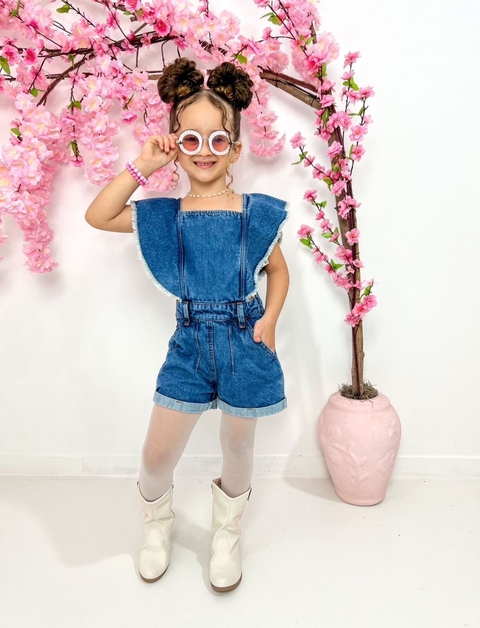 • Macaquinho jeans blogueira