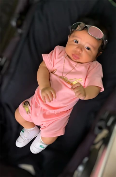• Conjunto Lala Camiseta + Bermuda (Rosa) - comprar online