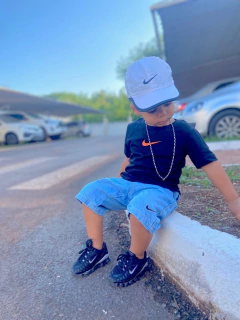 Imagem do • Conjunto Nike CAMISETA + BERMUDA (preto)