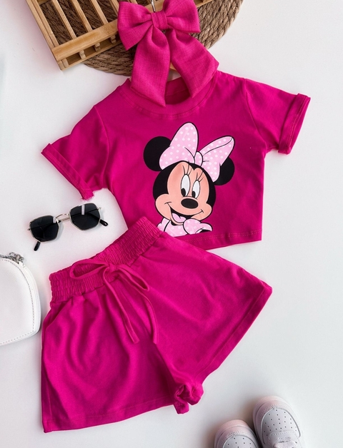 • Conjunto minnie croped + Shorts - comprar online