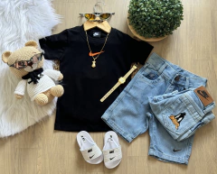 • Conjunto Nike CAMISETA + BERMUDA (preto) na internet