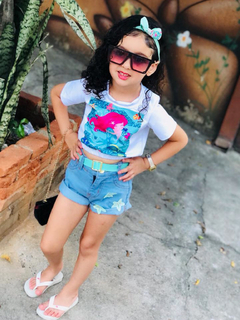 Imagem do • conjunto croped pequena sereia