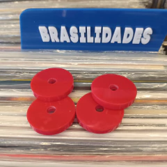 Adaptador De Compacto 7" De Acrilico (Vermelho) - Promo Only Djs