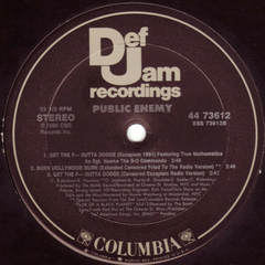 Public Enemy – Can't Do Nuttin' For Ya Man - Promo Only Djs