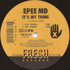 EPMD ‎– It's My Thing / You're A Customer - Vinil