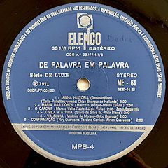 MPB4 – De Palavra Em Palavra - Promo Only Djs