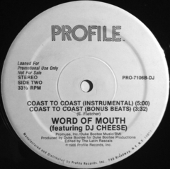 Word Of Mouth Featuring DJ Cheese – Coast To Coast - Promo Only Djs