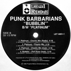 Punk Barbarians – Bubblin' / Platinum - comprar online