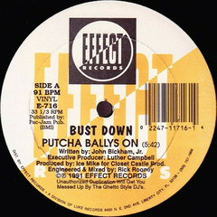 Bust Down* – Putcha Ballys On / Nasty Bitch - comprar online