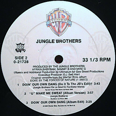 Jungle Brothers – Doin' Our Own Dang - Promo Only Djs