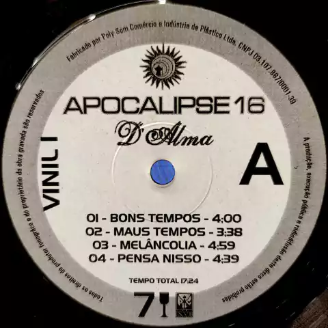 Apocalipse 16 - D 'Alma