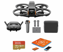 DJI Avata 2 Fly More Combo (3 Batteries) FPV Drone with Camera 4K, One-Push Acrobatics, Propeller Guard, 155 FOV, Camera Drone, Goggles 3 & RC Motion