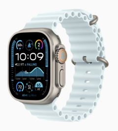 Apple Watch Ultra 2 Titanium Case with Ocean Band (2024)