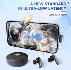 Wireless Gaming Earbuds Compatible with PS5/4, Meta Quest 3/3S/2, 25ms Low-Latency, 2.4GHz Bluetooth for Steam Deck, Switch, PC (USB-C Dongle Included na internet