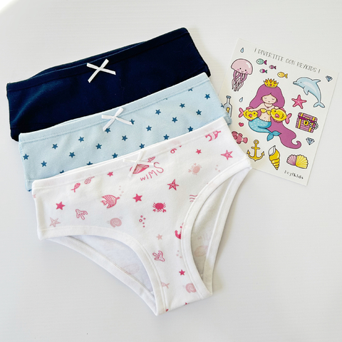 Bombacha Marino (pack x 3)