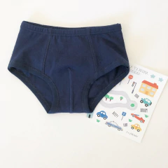 Slip Liso Azul (pack x3)