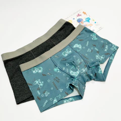 Boxer Play AZUL Pre Teen (pack x 2) - comprar online