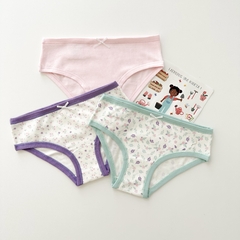 Bombacha Florcitas (pack x3) - Hey!Kids