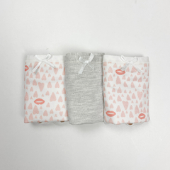 Bombacha Pre-Teens Duo Besos (pack x 3) en internet