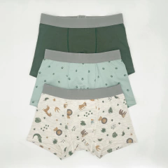 Boxer Jungla verde militar (pack x3) - comprar online