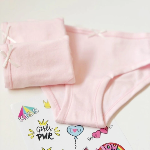 Bombacha Pink Pre Teen (pack x3)