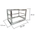 Suporte Vazio Grill Manual 70 x 51cm Aço Inox na internet
