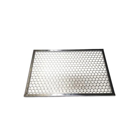 Grelha Quadro Tela Moeda Sem Cabo Aço Inox 35X45cm