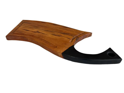 Tabua Corte para Churrasco e Petiscos Madeira Modelo Japa