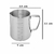 Jarra Inox Barista Cremeira Pitcher Pequena 600ml Leiteira - comprar online