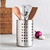 Porta Talheres Escorredor Redondo Inox Escovado Grande - Pantheon Inox