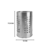 Porta Talheres Escorredor Redondo Inox Escovado Grande - comprar online