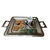 Bandeja Quadrada de Café/Chá Com Alças - Aço Inox - Pantheon Inox