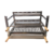 Grill Manual 50,0 x 44,5cm Aço Inox + Grelhas Cabo Madeira