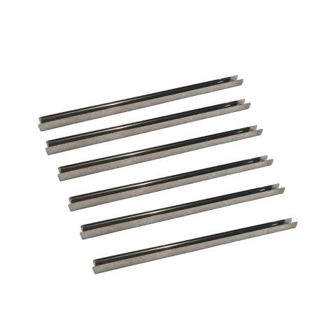 Trilho Churrasqueira 75cm Perfil U Em Aço Inox 6 peças