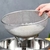 Escorredor De Alimentos Massas Legumes Metal Top Chef 28cm Cor Inox