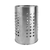 Porta Talheres Escorredor Redondo Inox Escovado Grande