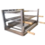 Grill Manual 50,0 x 44,5cm Aço Inox + Grelhas Cabo Madeira