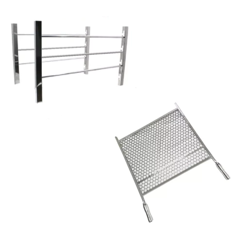 Kit Suporte Parede em Barras 70cm + Moeda 60cm Cabo Aluminio