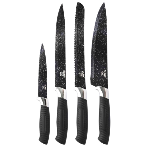 Kit Facas 4 Peças Aço Inox Linha Cheff Profissional