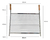 Grelha Moeda Grande 60x40cm em Aço Inox Cabo Madeira - comprar online