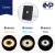 Luminária De Mesa Abajur Escritório Led Base Metal Touch - Pantheon Inox